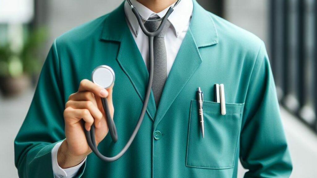 blouse médicale homme