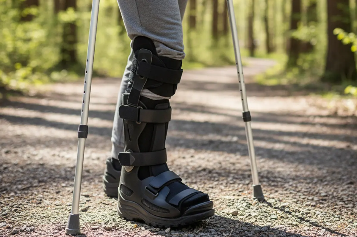 Combien de temps porter une botte de marche : durée recommandée selon votre blessure